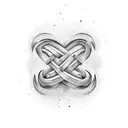 Infinity Symbol with numbers 25 and 29 tattoo design idea