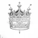 Queen's Crown tattoo design idea
