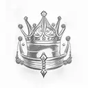 Queen's Crown tattoo design idea