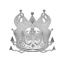 Queen's Crown tattoo design idea