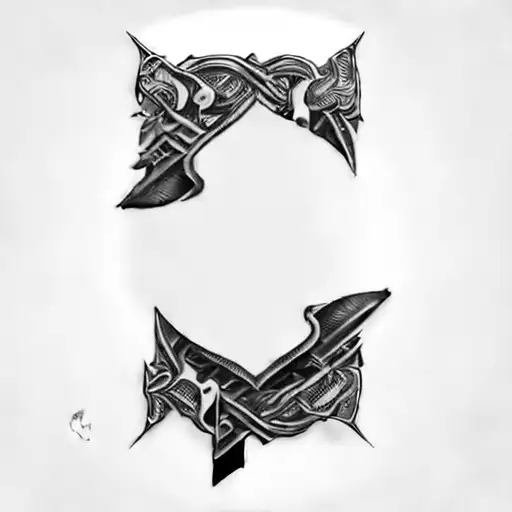 bold and brave knight i am tattoo design idea