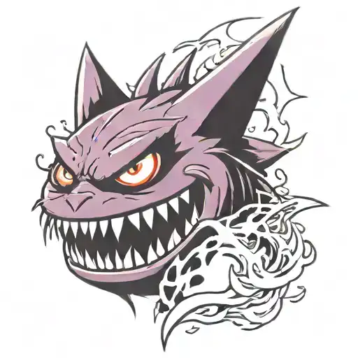Gengar tattoo design idea