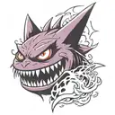 Gengar tattoo design idea