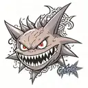 Gengar tattoo design idea