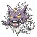 Gengar tattoo design idea