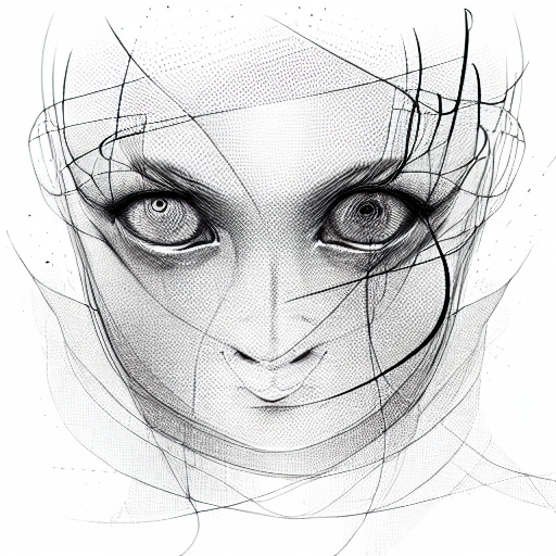 Down syndrome face tattoo design idea