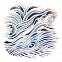 Ocean Wave tattoo design idea