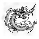 Dragon tattoo design idea