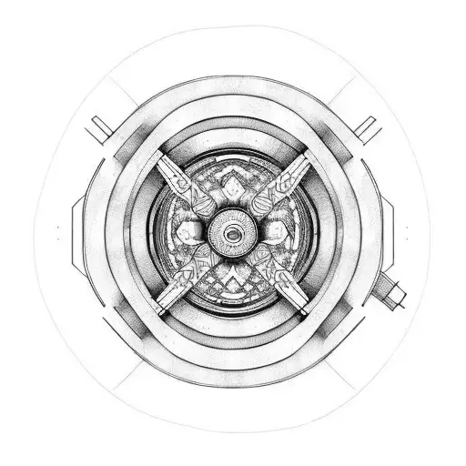 Turbocharger tattoo design idea