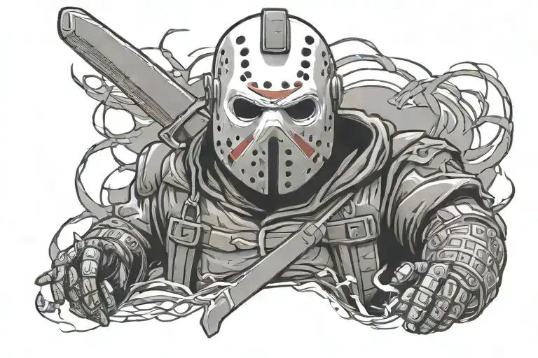 jason voorhees tattoo design idea