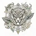 Satyam tattoo design idea