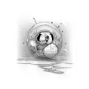 Kindness in a human's heart tattoo design idea