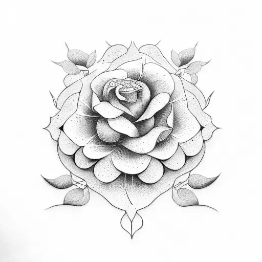 flores pretas tattoo design idea