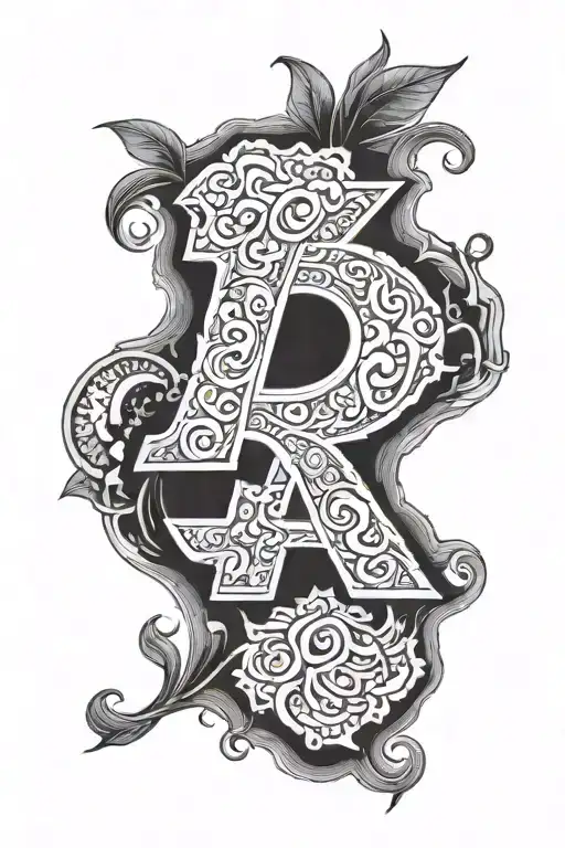 number 8 1 tattoo design idea