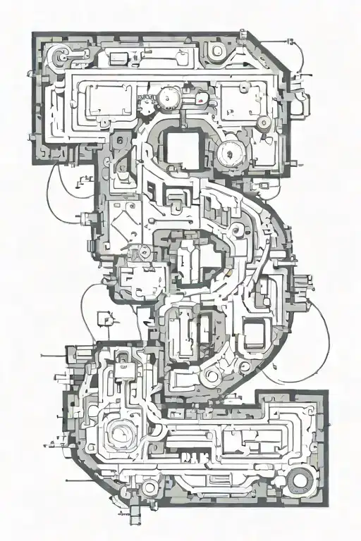 number 8 1 tattoo design idea