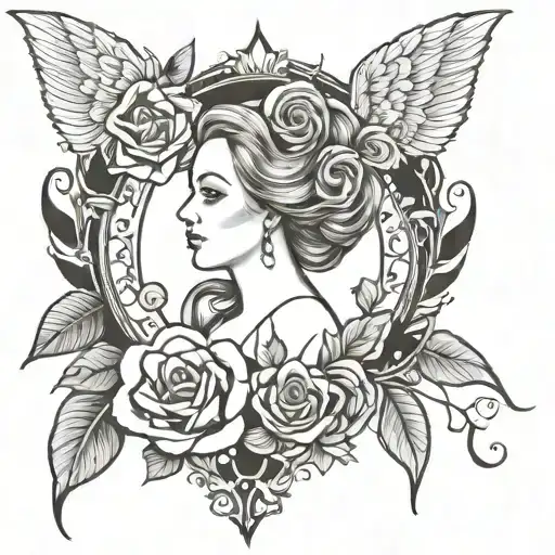 adele love in the dark tattoo design idea