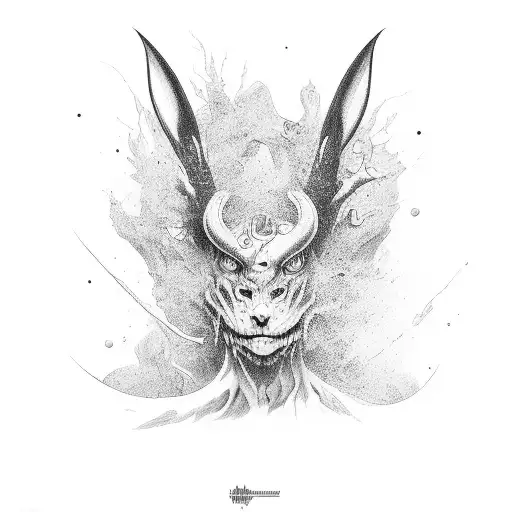 maniac tattoo design idea