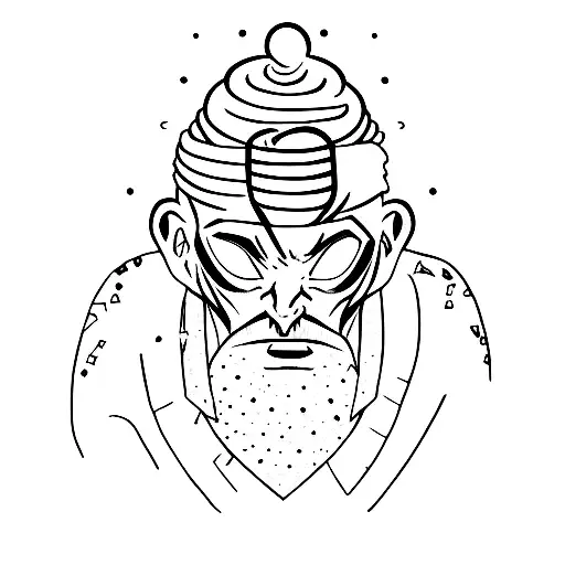 maniac tattoo design idea