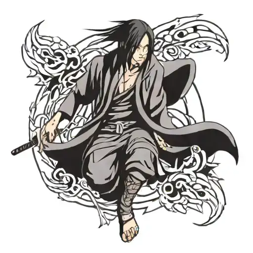 Itachi Uchiha tattoo design idea