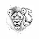 lion, horse, snake, cat, bear  tattoo design idea