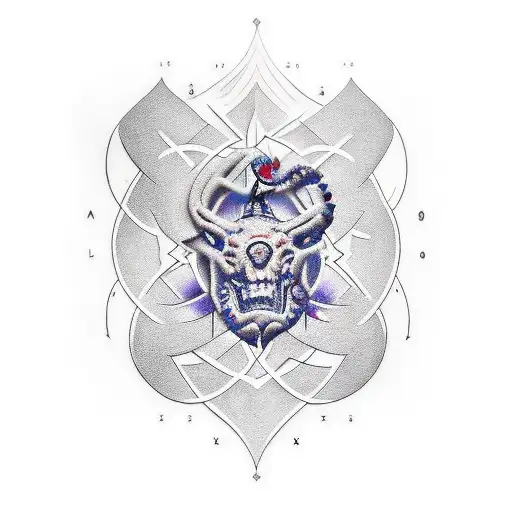 koby bryant silhouette realistic tattoo with his initials and numbers 24 & 8 tattoo design idea