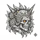 Lich King tattoo design idea