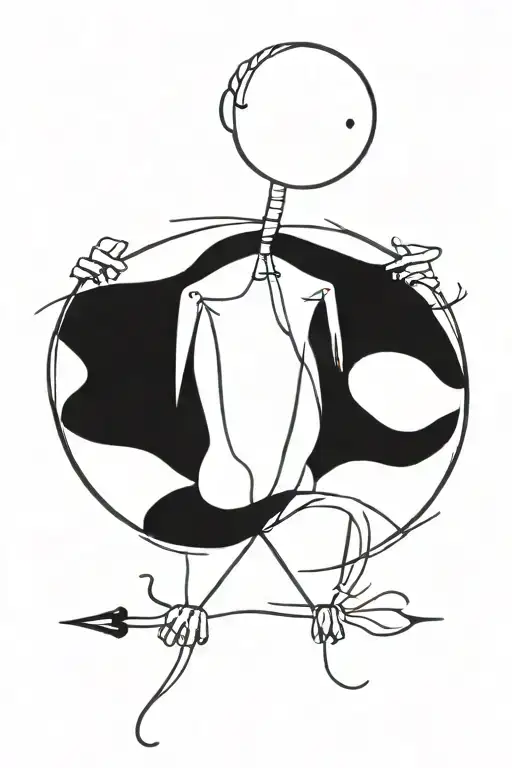 Collarbone tattoo design idea