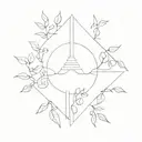 Bohemian tattoo design idea