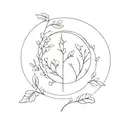 Bohemian tattoo design idea