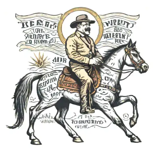 Theodore Roosevelt's "Man in the arena" tattoo design idea