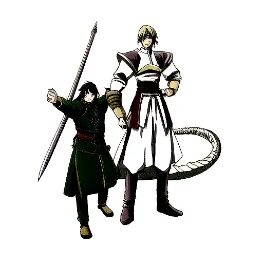 sword and dragon tattoo design idea