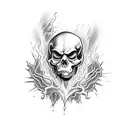 casper the grim reaper tattoo design idea