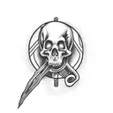 casper the grim reaper tattoo design idea