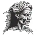 1999 mummy tattoo design idea
