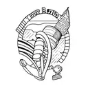 outer banks tv show tattoo design idea
