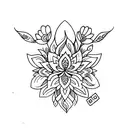 small unique tattoo with bdsm hidden massage  tattoo design idea
