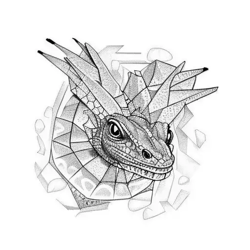lizard tattoo design idea