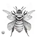 bumblebee tattoo design idea
