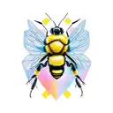 bumblebee tattoo design idea