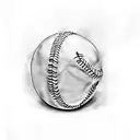 baseball seams tattoo design idea