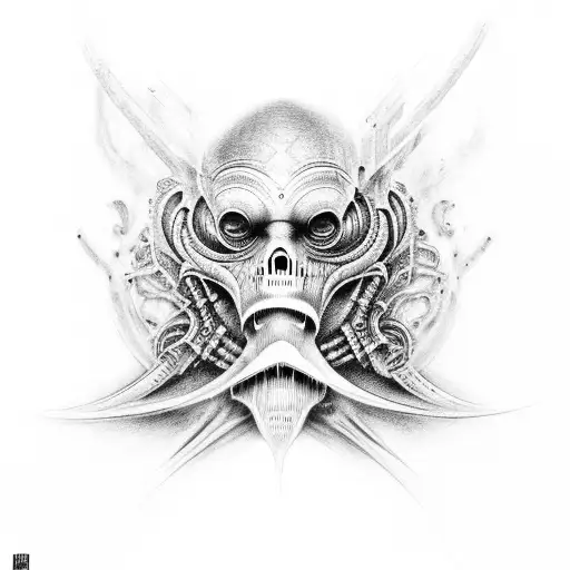 giger tattoo design idea