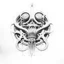 giger tattoo design idea