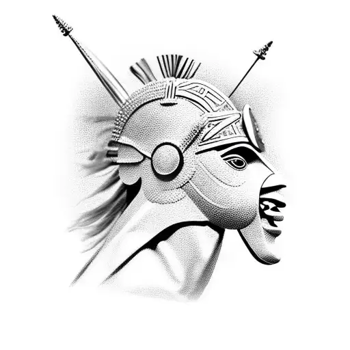 Polish hussar as marionette tattoo design idea