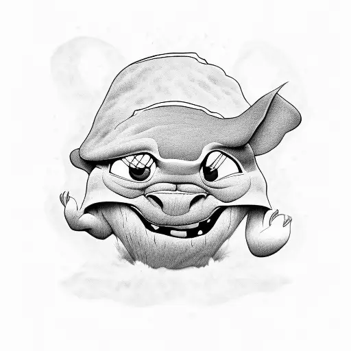 ohana y stich tattoo design idea