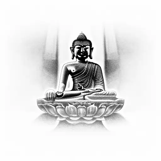 Buddha tattoo design idea
