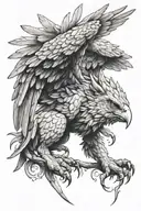 griffin tattoo design idea