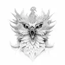 Griffin tattoo design idea