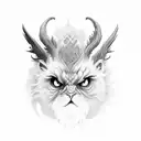 Griffin tattoo design idea