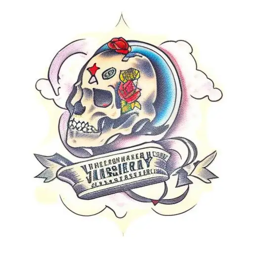 photos with suitcase  tattoo design idea