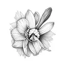 daffodil as NEDA tattoo design idea
